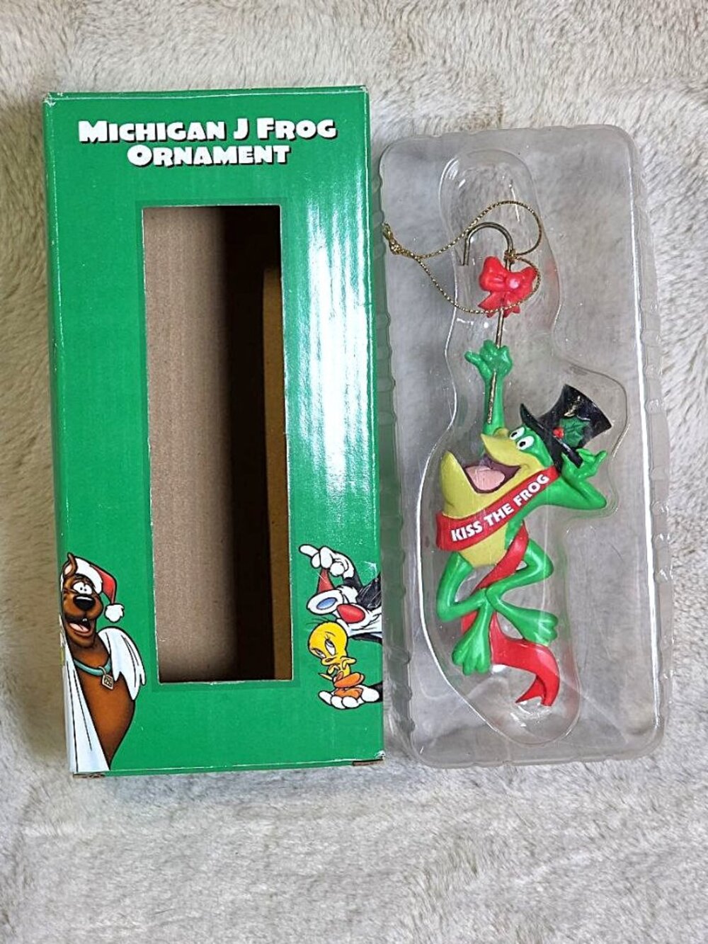 Warner Bros. Studio Store Looney Tunes Michigan J. Frog Hanging Ornament 1998